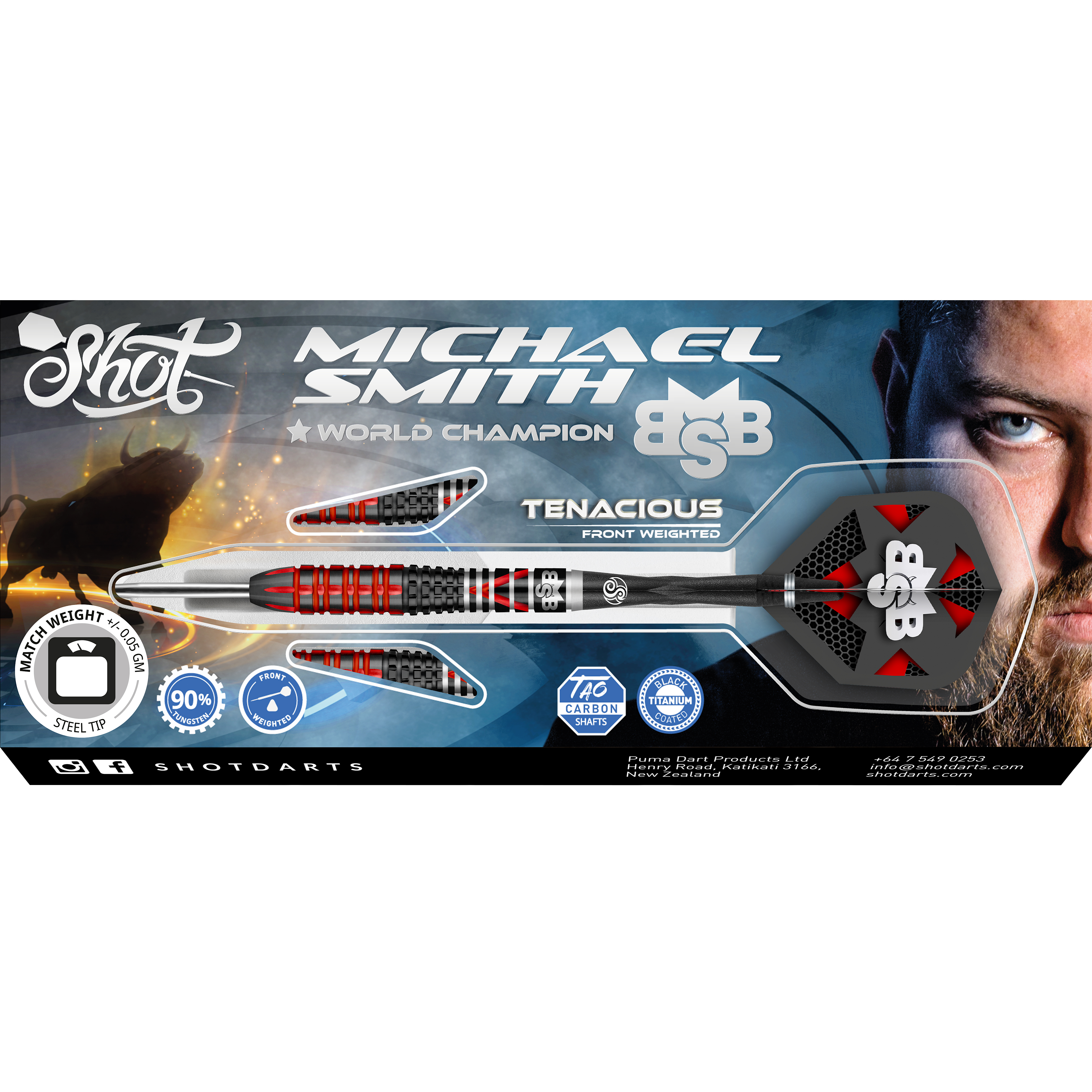 Shot - Michael Smith Tenacious - Steeldart