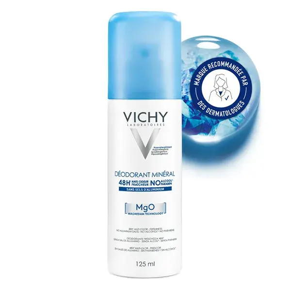 Desodorante Mineral Vichy Spray 48h 125ml