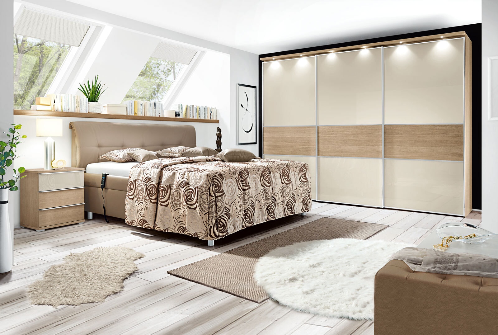 vito Polsterbett GALA 180 x 200 cm beige