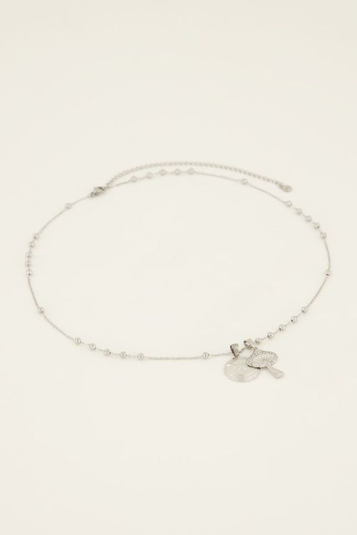 Bold Spirit ketting met kompas & paddenstoel