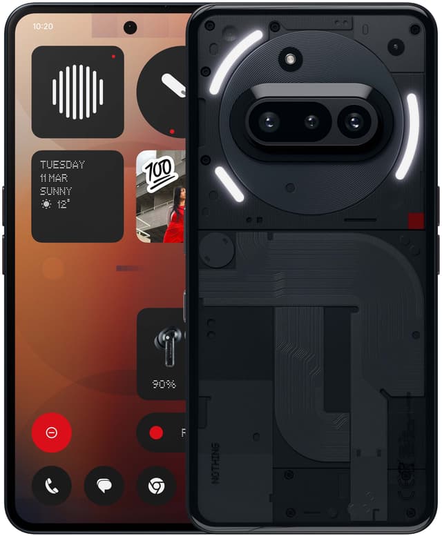 Nothing Phone (3a) 5G smartphone 12/256GB (sort)
