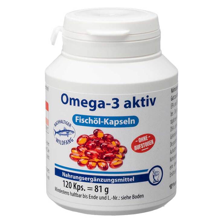 Omega-3 aktiv Fischöl Kapseln, 120 St