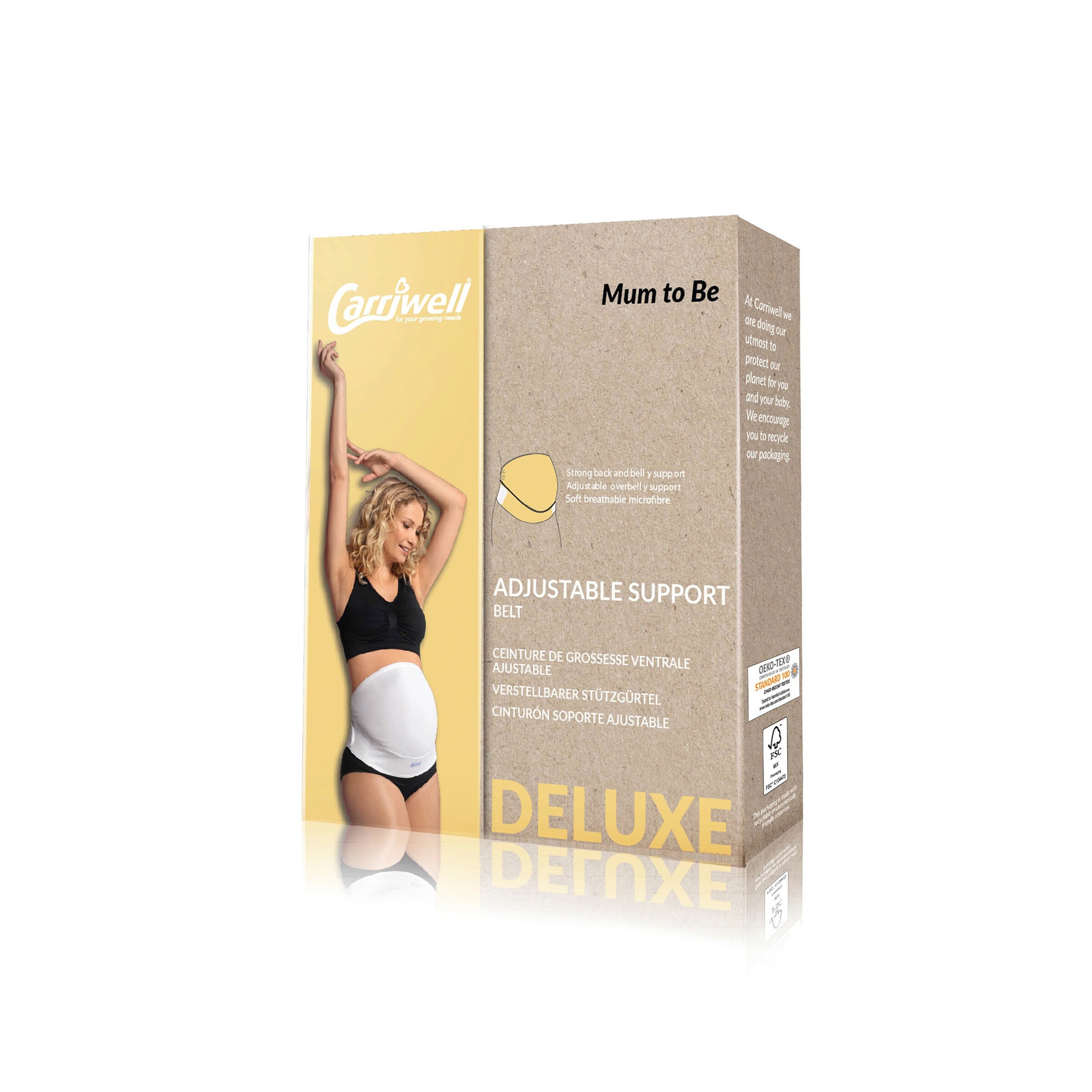 Carriwell Stützgürtel Deluxe verstellbar beige