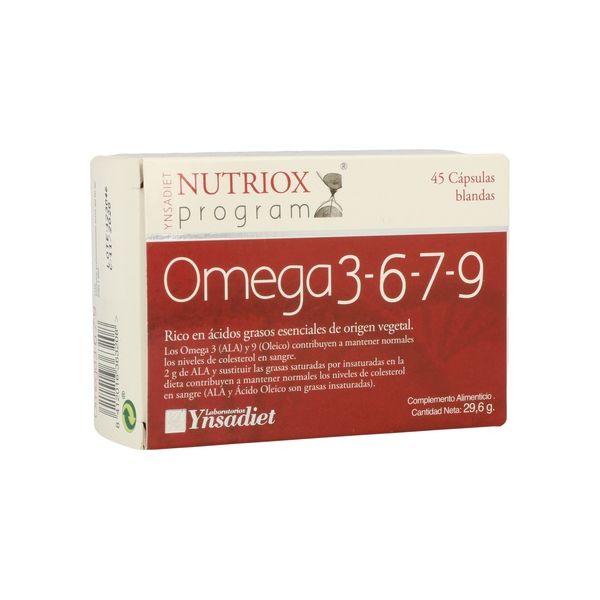 Nutriox Ómega 3,6,7,9 45 Cápsulas
