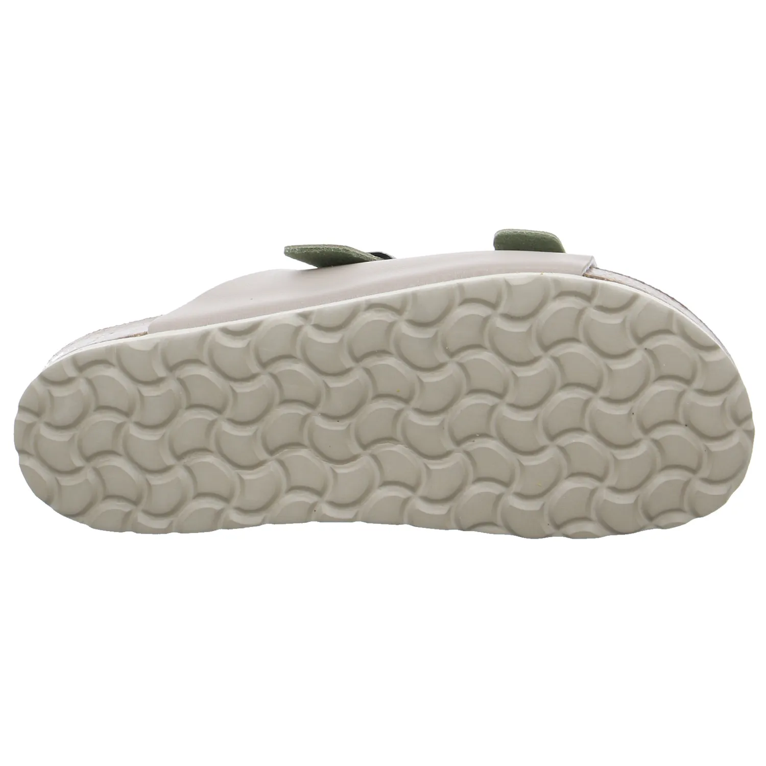 BIOLife Kinder-Pantolette Olive Lederimitat  Unisex