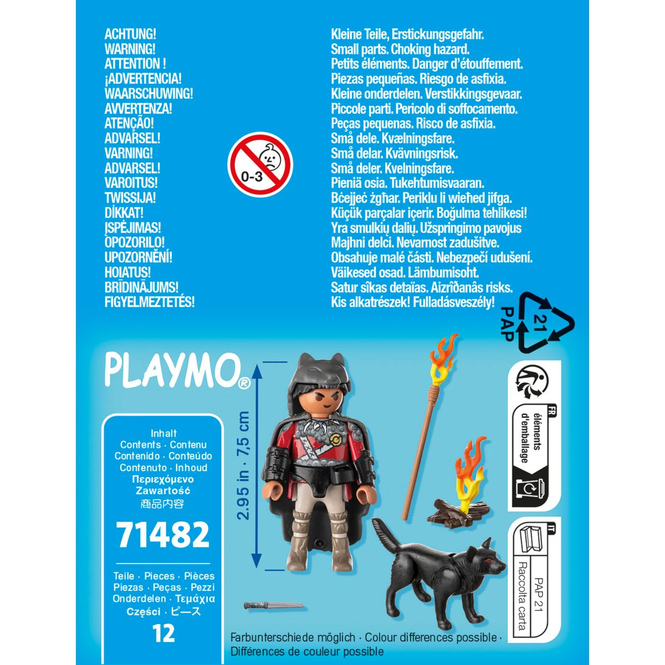 Playmobil® 71482- Krieger mit Wolf - Playmobil® Special Plus