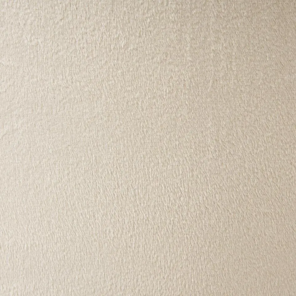 WENONA - Opbergpoef - Lichtbeige - Fluweel