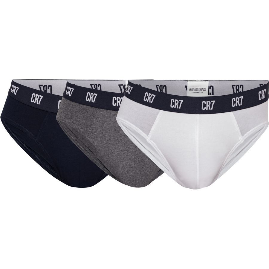 CR7 Boxers Pack de 3 - Gris/Blanc/Bleu Marine