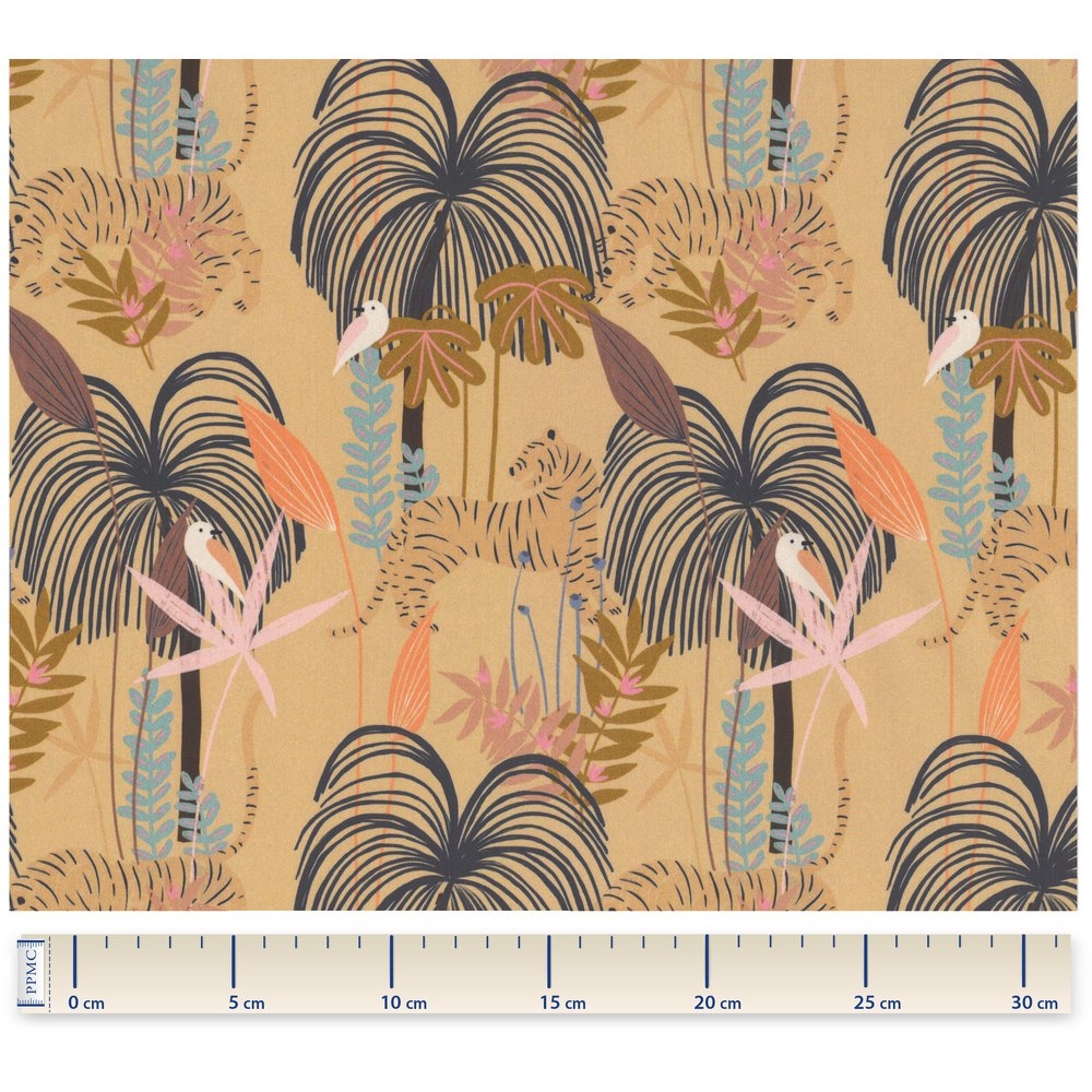 Coupon Tissu 1 M Ex2249 Paradis Sauvage Sable