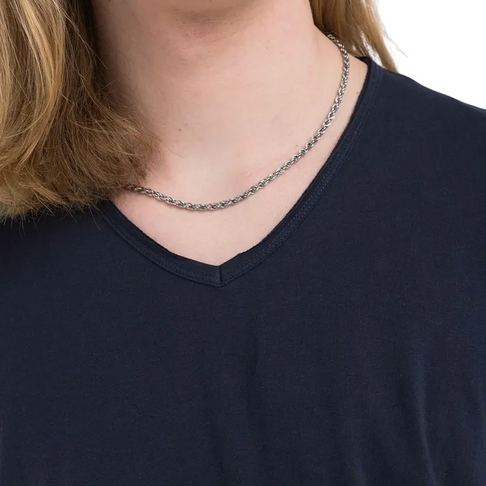 Replay Raw Cut V-neck Shirt Heren