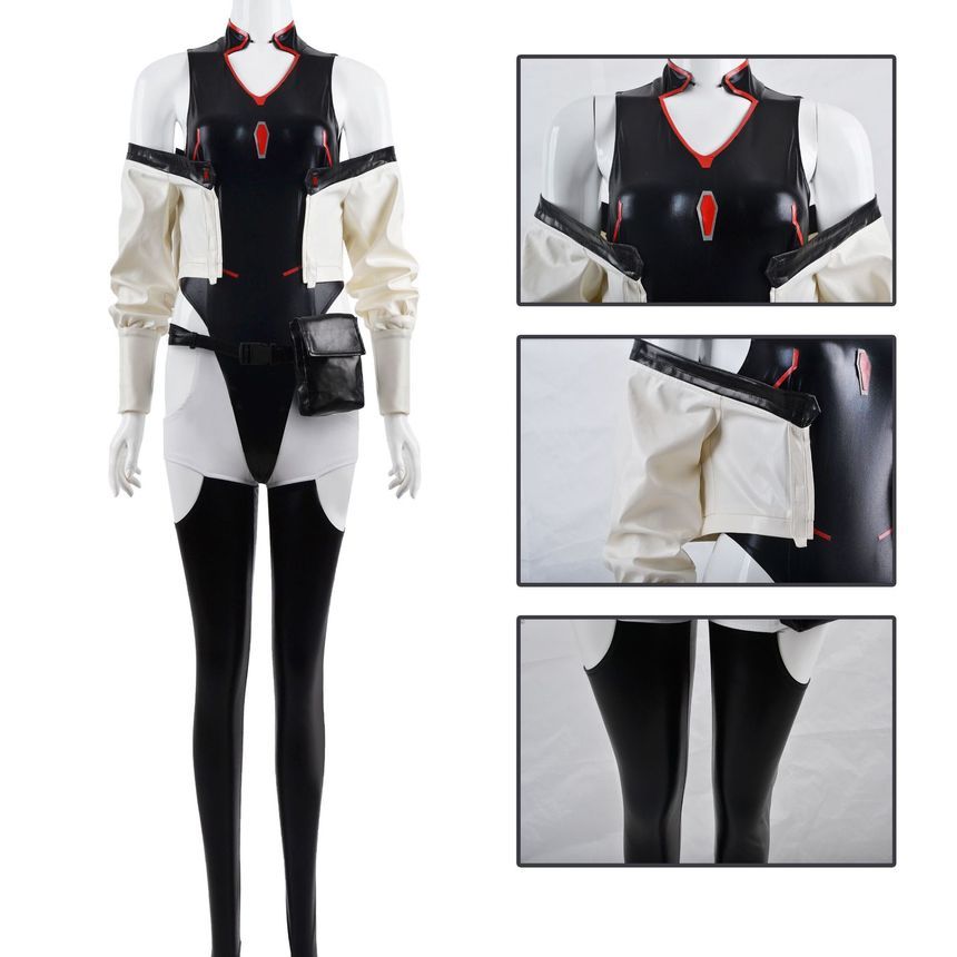 Custaplayu - Cyberpunk: Edgerunners Lucyna Kushinada Cosplay kostuumset / pruik