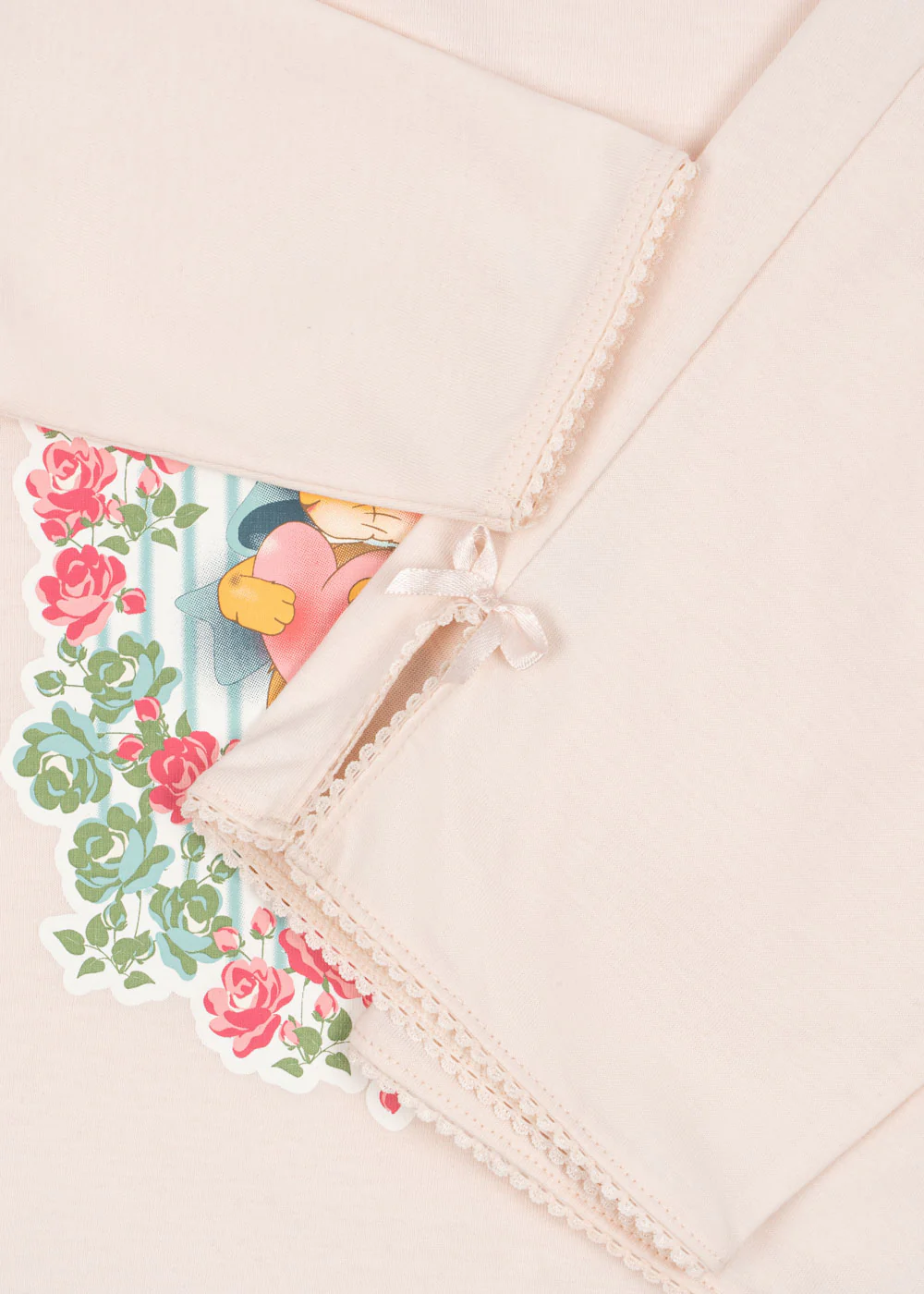 Gio bow sæt - soft pink - 12M