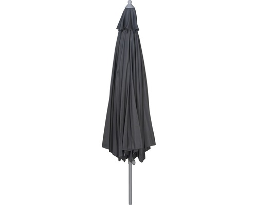 Siena Garden Push-Up Parasol Ø 300 cm Polyester 180 g/m² grijs