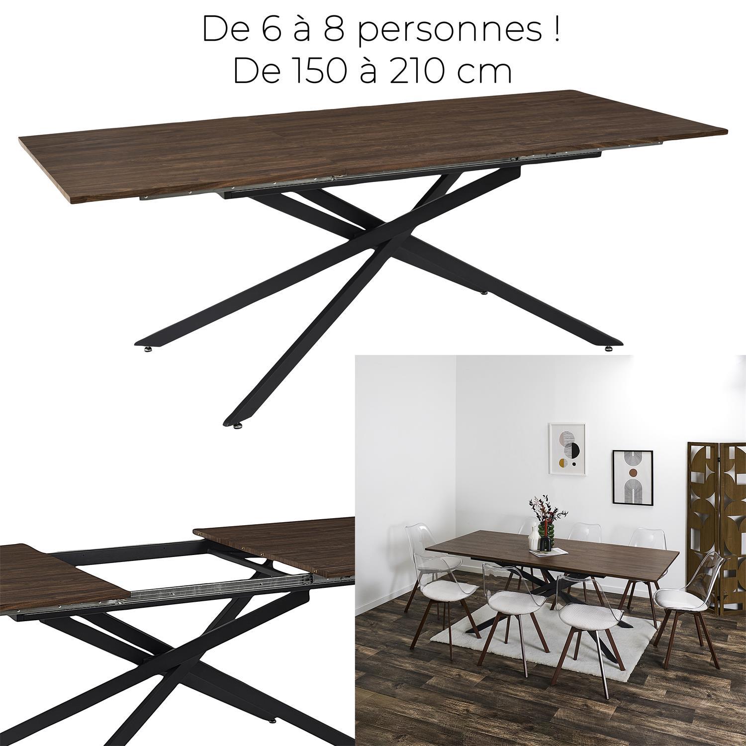 TIFFANY TABLE EXTENSIBLE 150 A 210CM