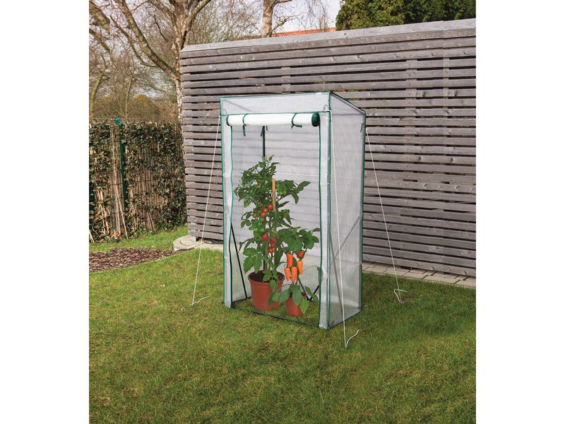 Hoberg Gewächshaus 100 x 50 x 158/170 cm Tomatengewächshaus