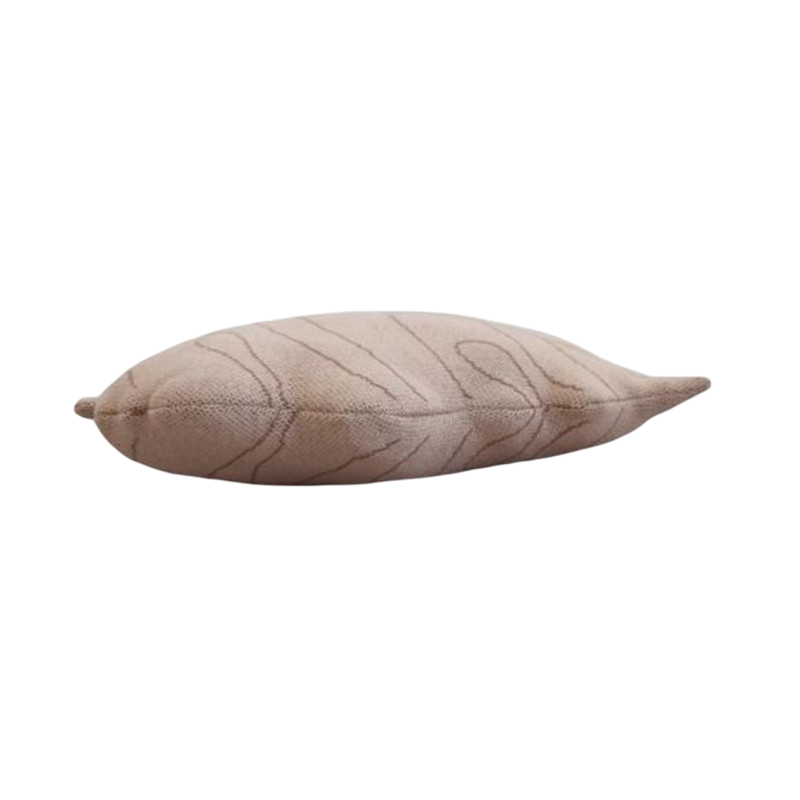 Kissen Baby Leaf Rose Beige