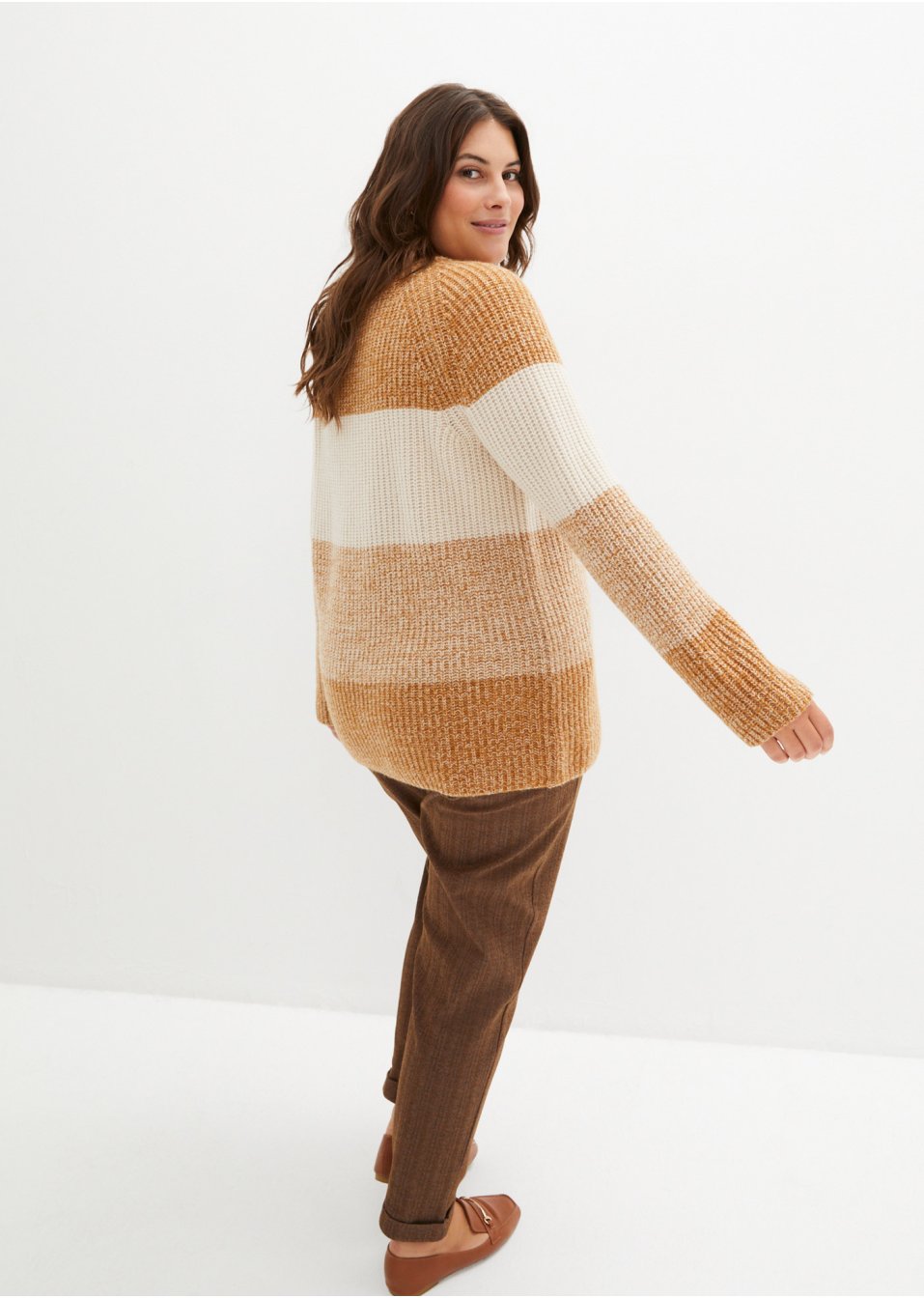 Pull en laine avec teneur en Good Cashmere Standard®