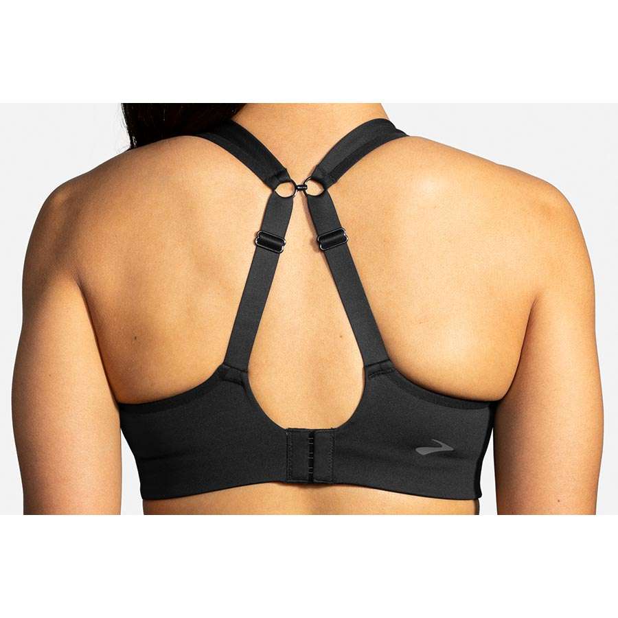Brooks Drive Convertible Run Bra Sport Beha Zwart Dames