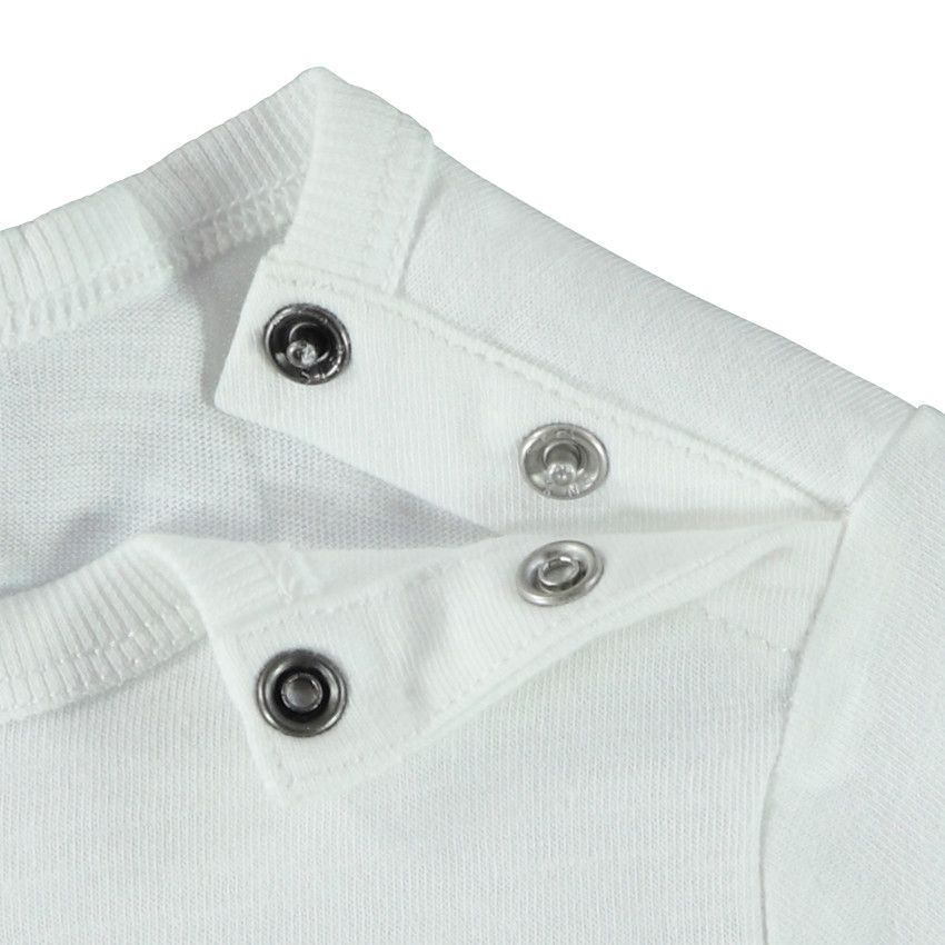 Ensemble 2 pièces print palmiers pour bébé garçon - Blanc