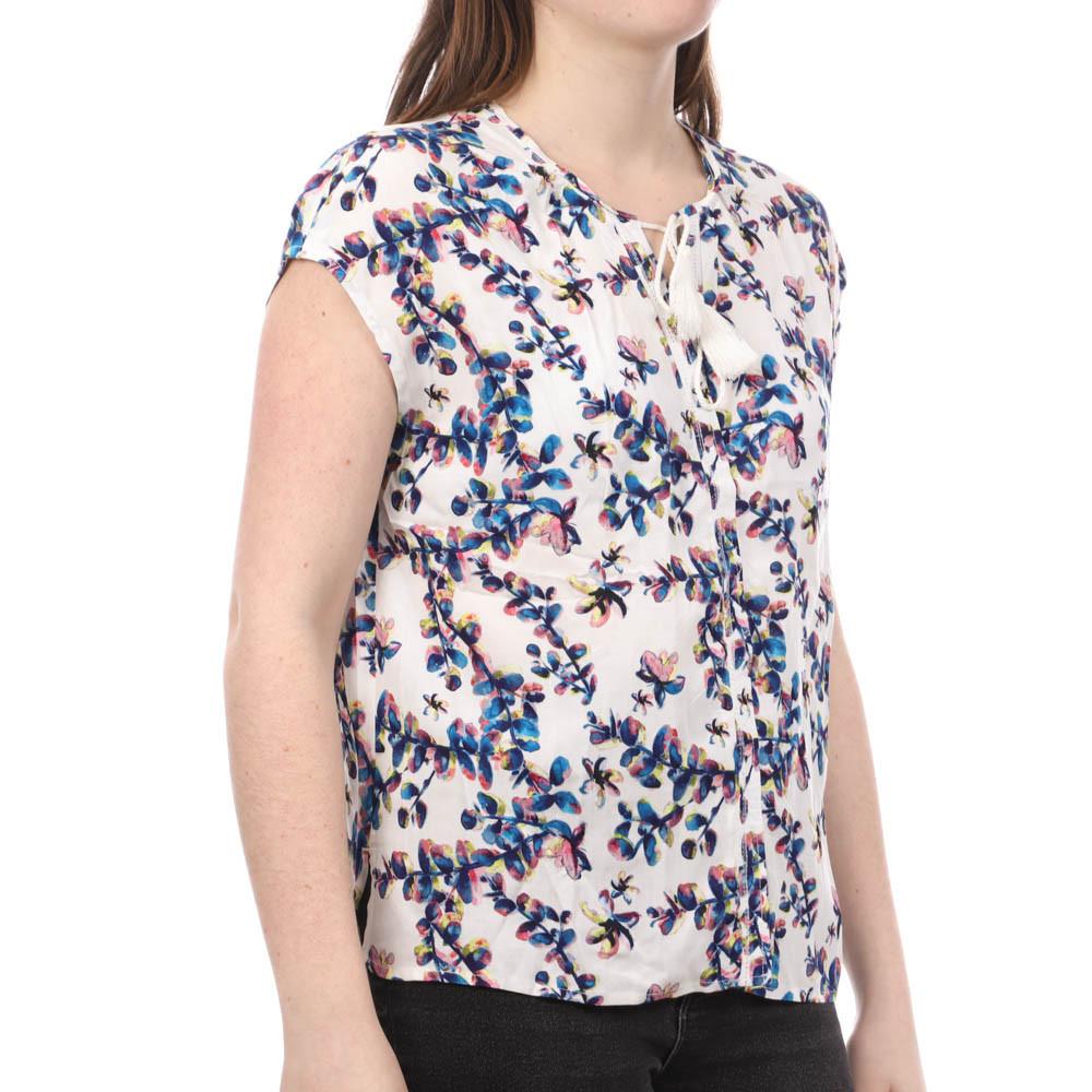 Teddy Smith Blouse Blanche à fleurs Femme Teddy Smith Ayana