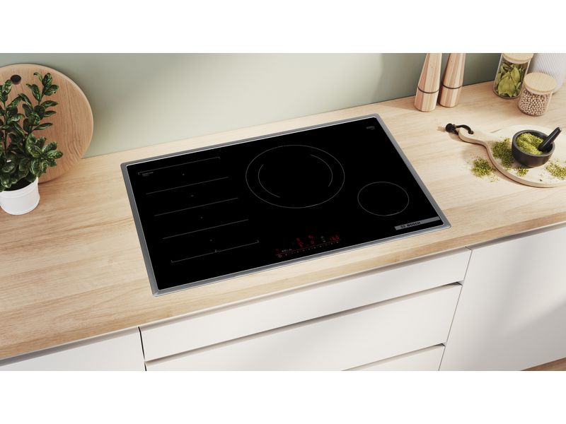 Bosch Induktionskochfeld PXE845HC1E Aufliegend Induktionskochfeld mit 4 Herdplatten