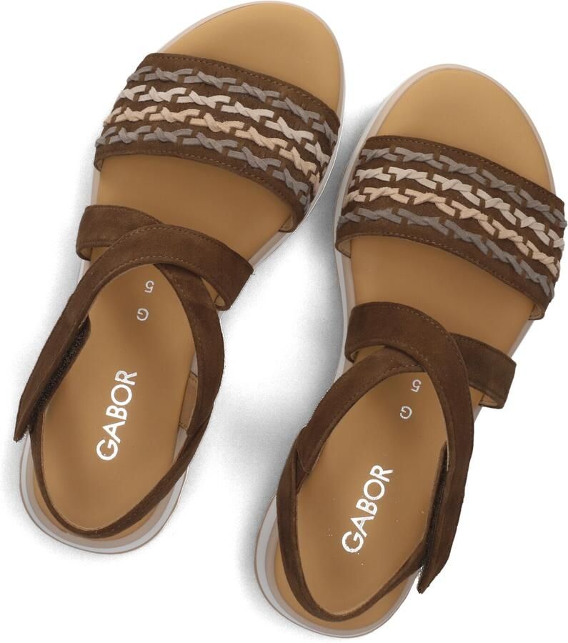 Gabor 848 Sandalen Dames Bruin