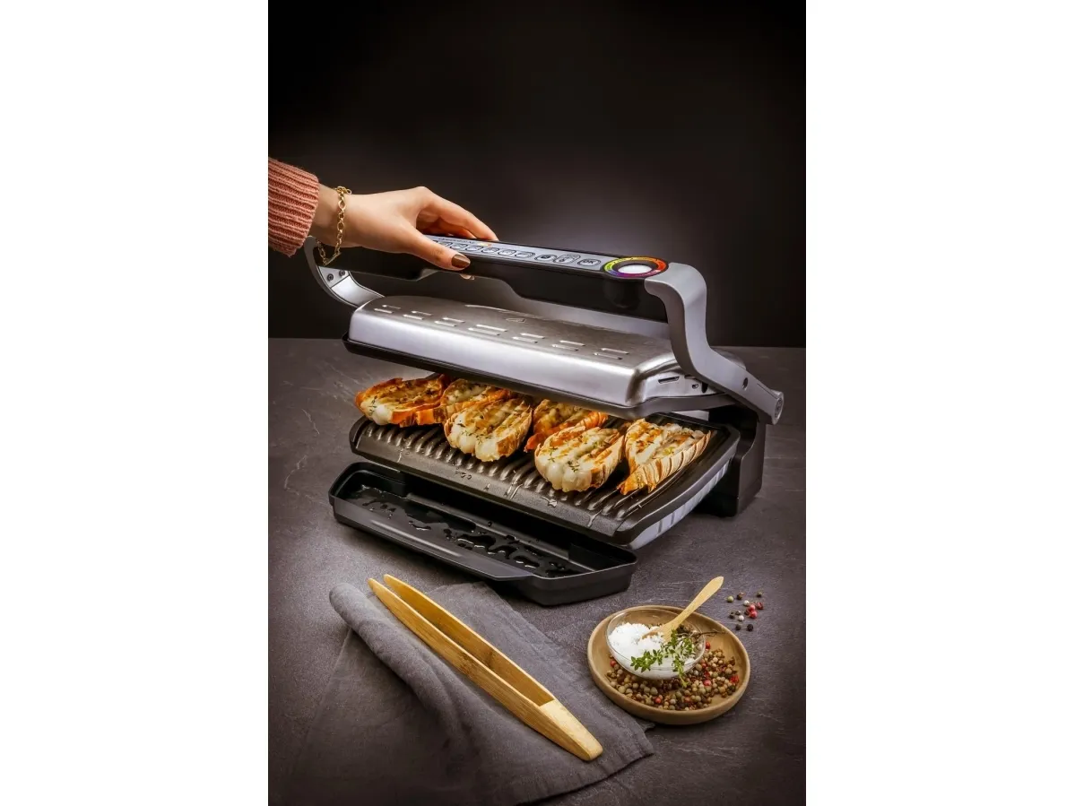 Tefal Optigrill XL GC724D, Optigrill steel / black snack/backing