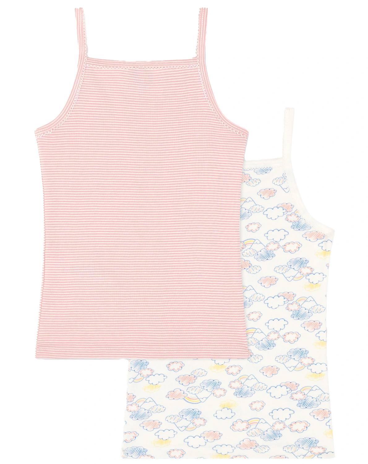Unterhemd CLOUDS 2er Pack in bunt