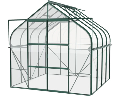 Vitavia Diana 6700 kas, enkelvoudig veiligheidsglas 3 mm, 264x258 cm, groen