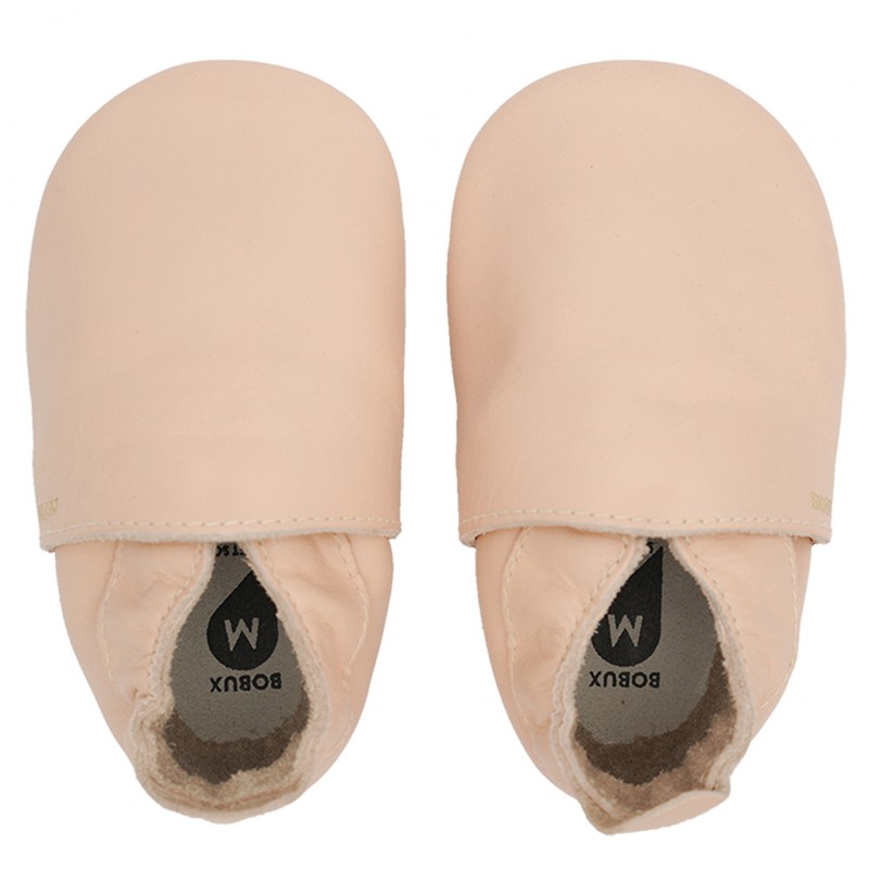 Bobux Bobux chaussons rose crème