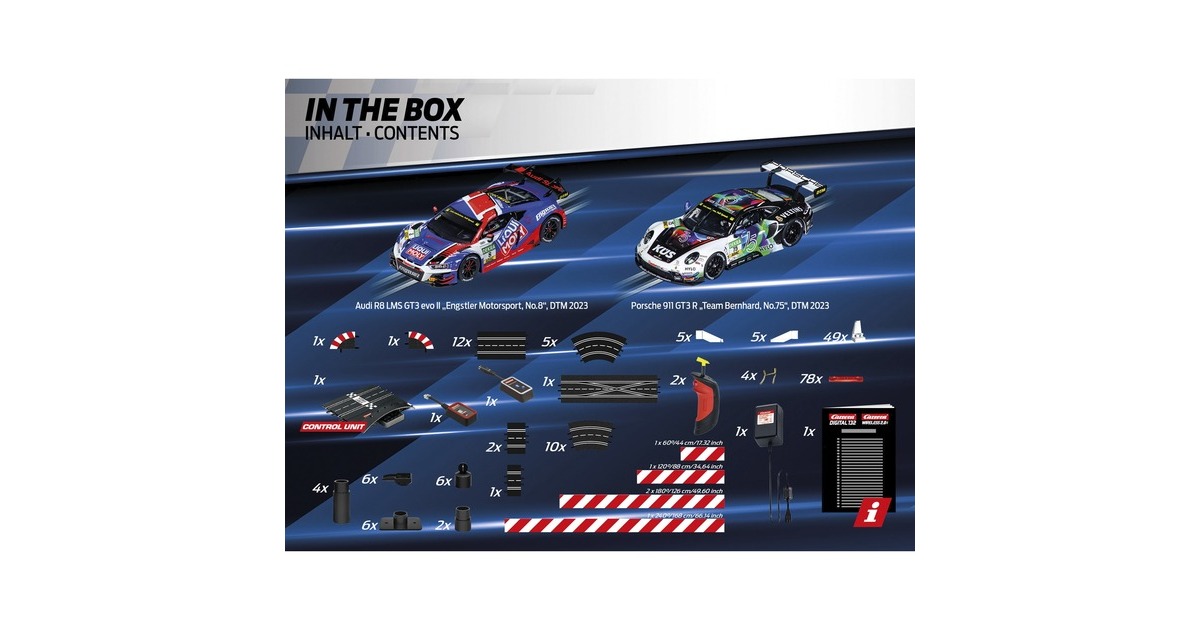 CarreraDIGITAL 132 - Race for Gold Racebaan