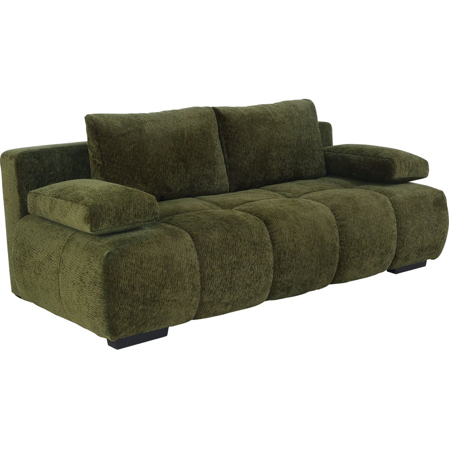 Bettsofa Ronja Stoff Chenille greige, Bettkasten