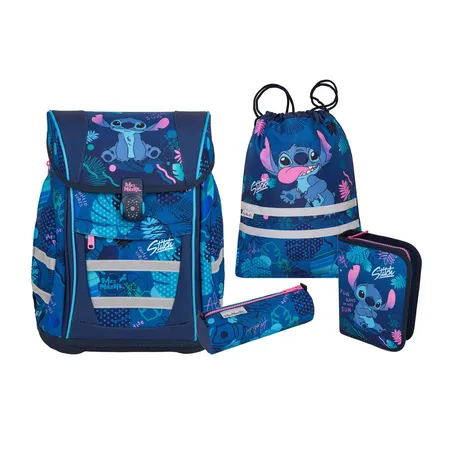 McNeill Schulrucksackset DISNEY TENERIS STITCH -Kollektion 2024-, 4tlg.