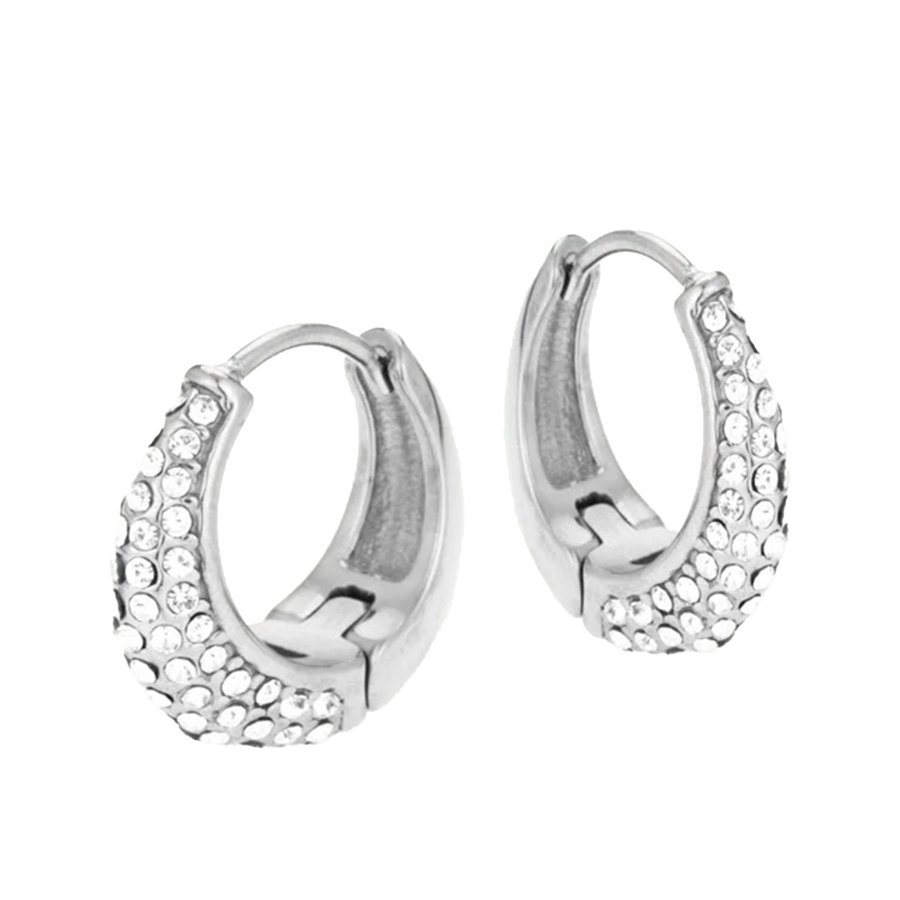Sistie2ND Loops Creoles Steel 15mm