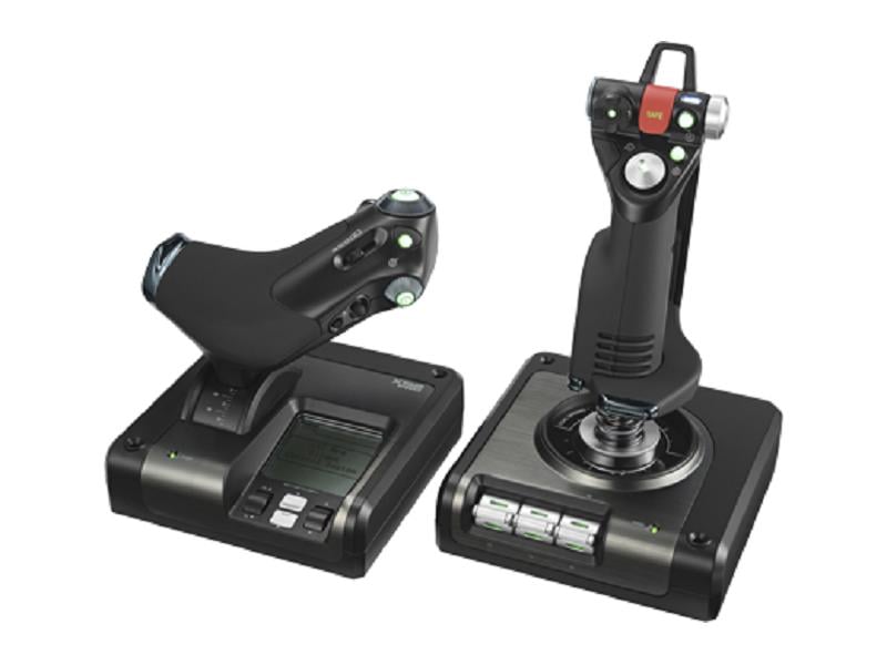 Logitech Simulations-Controller G Saitek X52 Professional H Flugsimulations-Controller mit Schubregler und Stick
