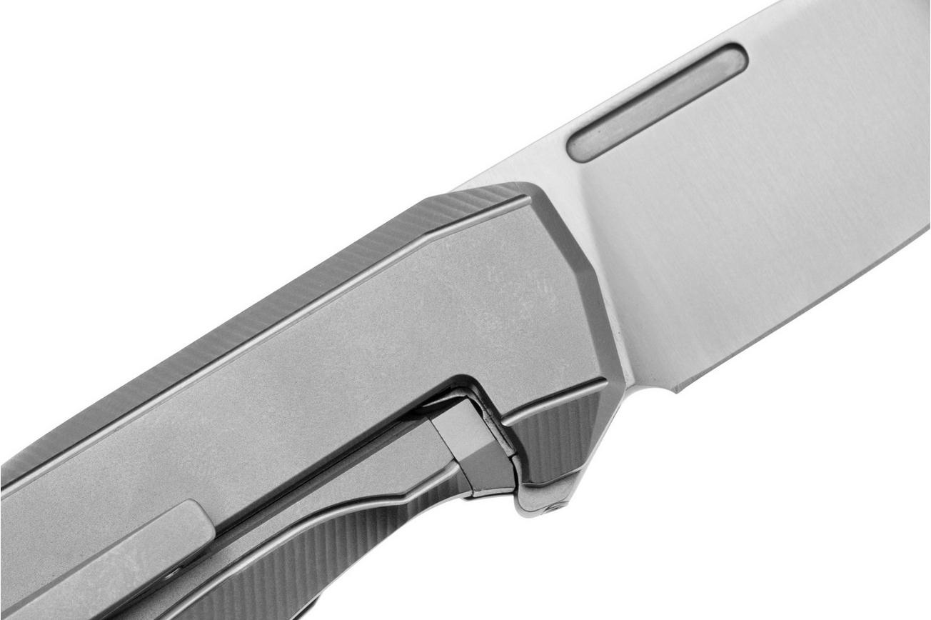 LionSteel N.ONE N1-GY Frame Lock, Magnacut, Grey Titanium, zakmes