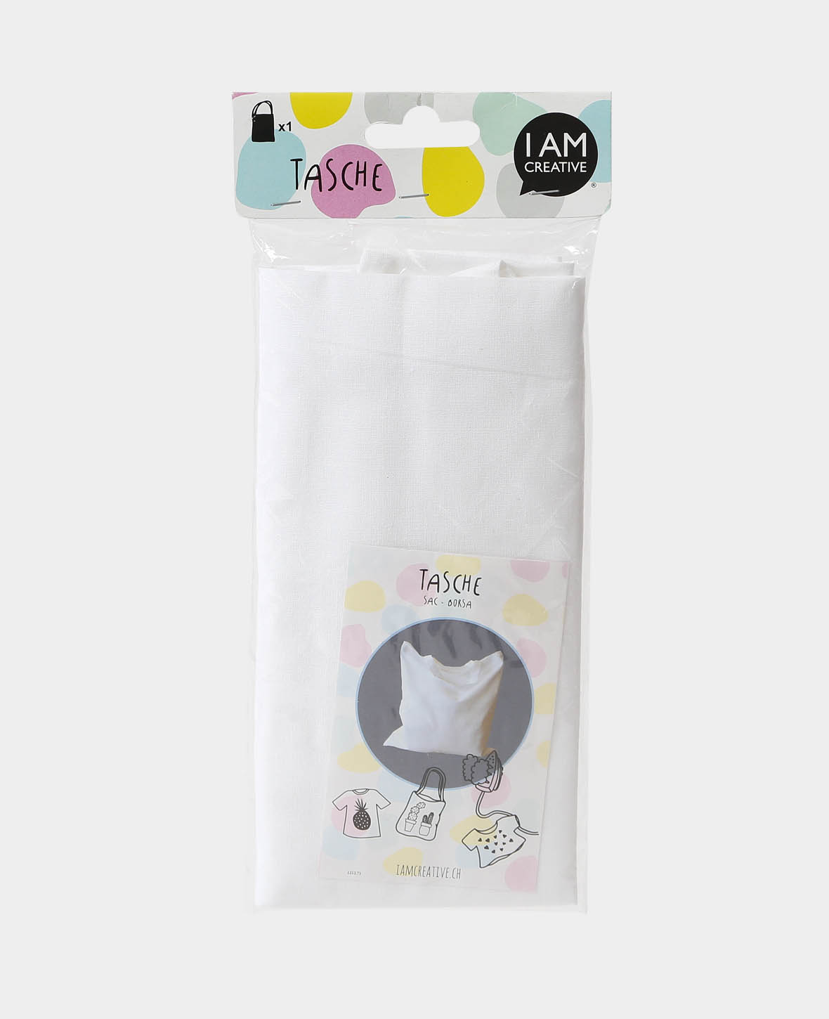Baumwolle Tasche Umweltfreundlich DIY - Weiss