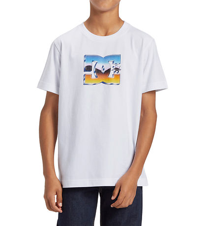 DC Schuhe T-Shirt - Chrome - Weiß