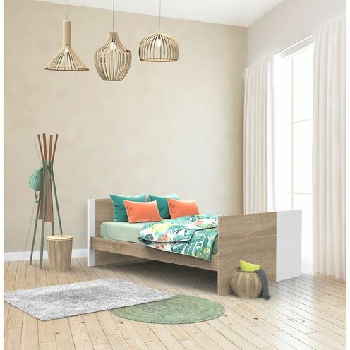Lit 70x140 cm évolutif en lit junior 190 cm NOVA Blanc - SAUTHON