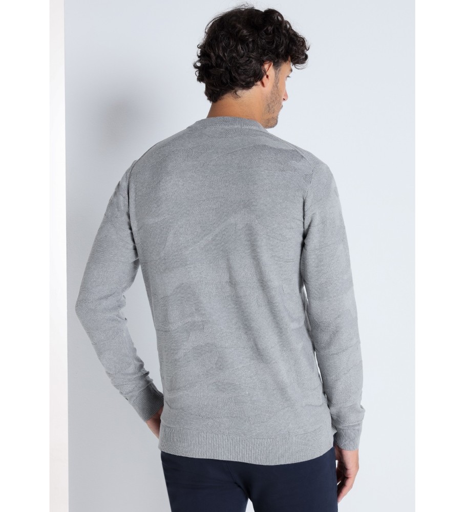 Victorio & Lucchino, V&L Jersey Jacquard Abstrato Cinza