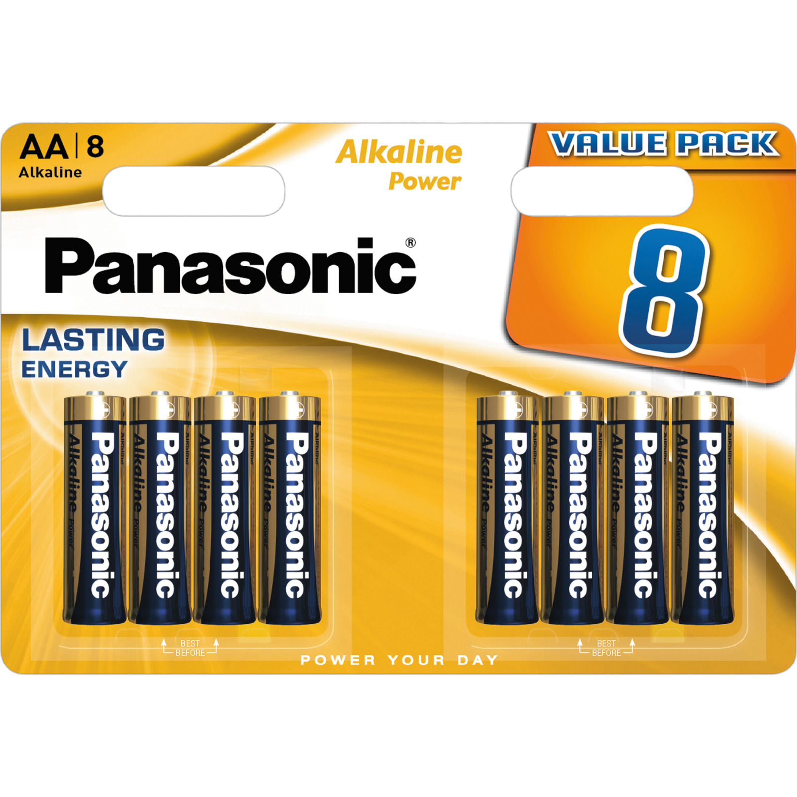 Panasonic Batterien AA 8 Stück