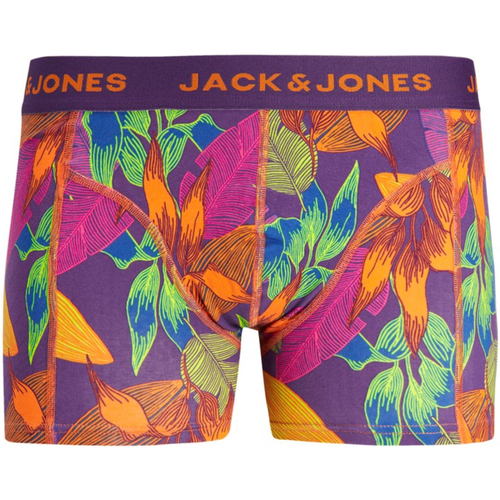Jack & Jones - 12240249 JACFALL LEAVES TRUNK SN VIOLET INDIGO Violeta