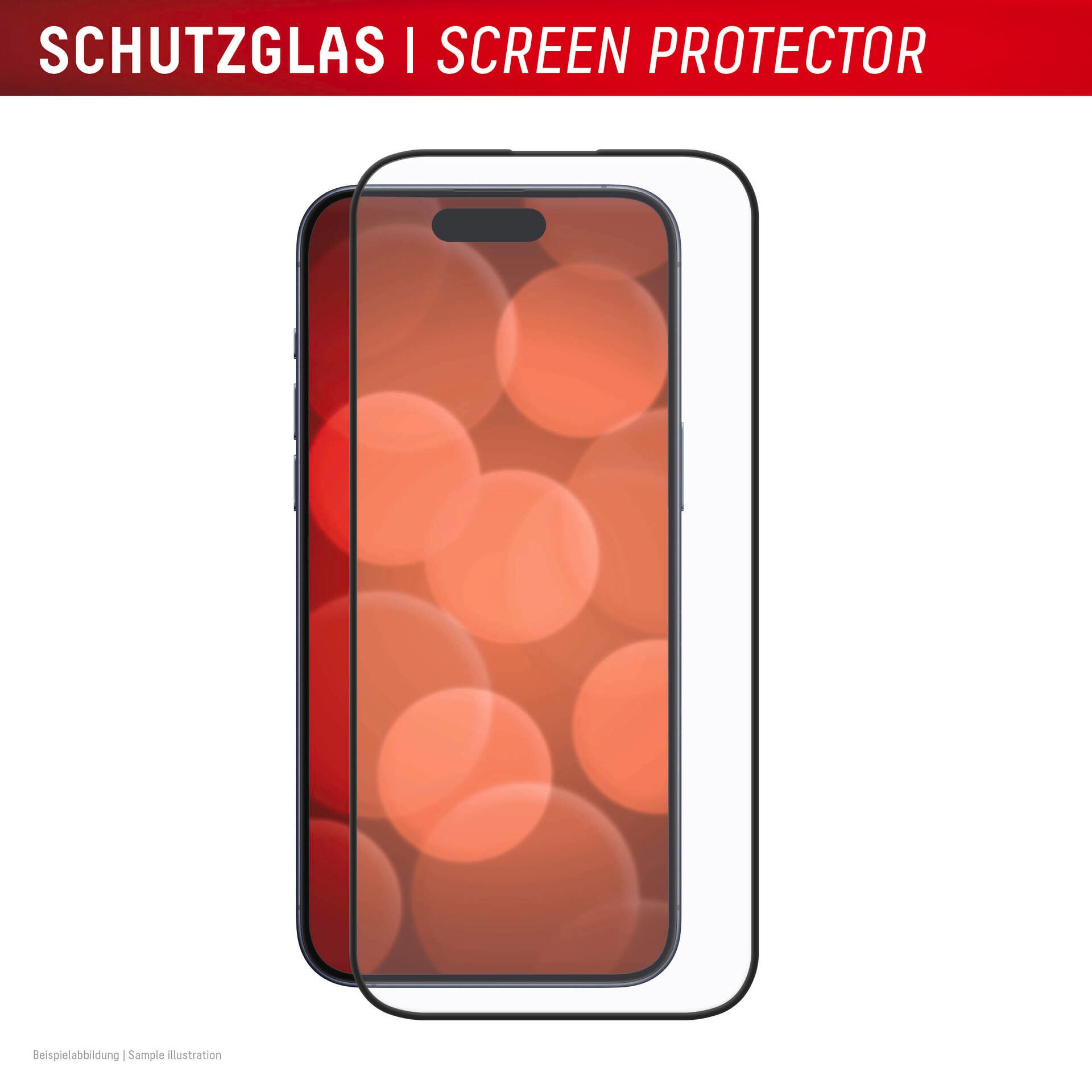 Displex Displayschutzglas »Premium Glass Full Cover« für Apple iPhone 16 1 Stk. tlg. Displayschutzfolie, Schutzfolie, Bildschirmschutz, kratz- & stossfest