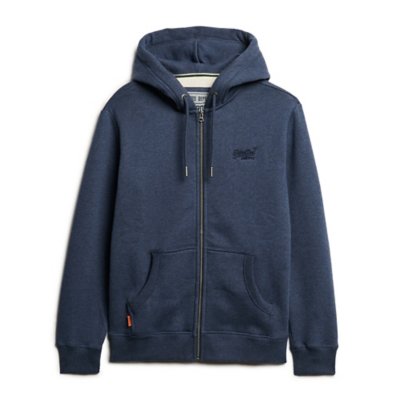 Sweatshirt zippé à capuche homme Essential Logo SUPERDRY