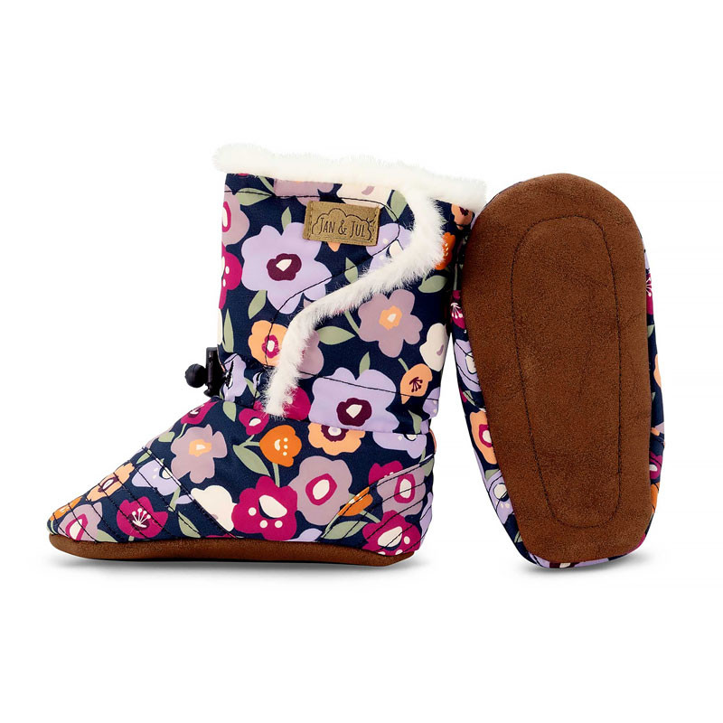 Jan and Jul Jan and Jul Stay-Put Winter Booties Winter Flowers