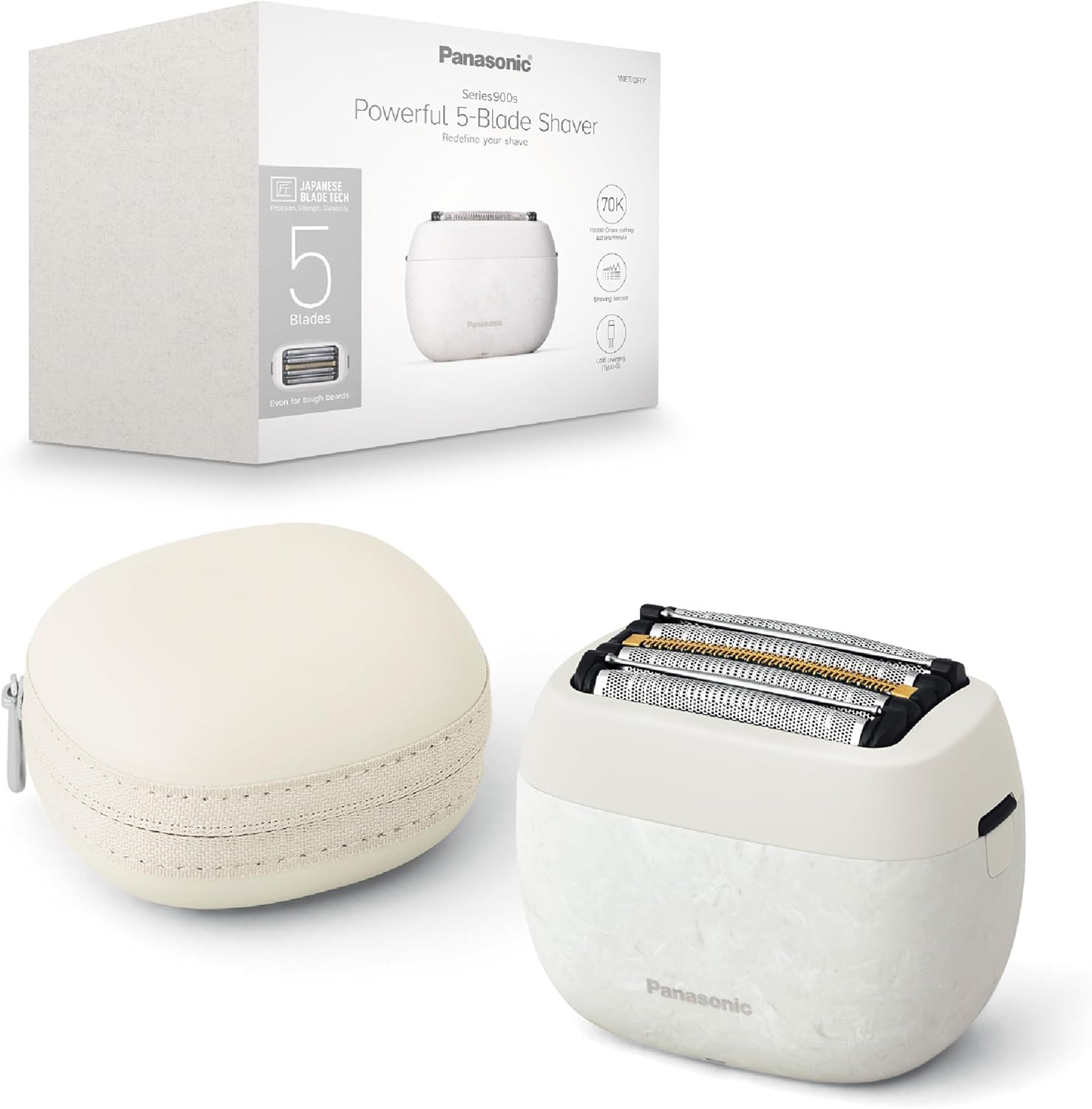 Rasoir électrique pour hommes à 5 lames Panasonic ES-PV6B-W803 série 900s