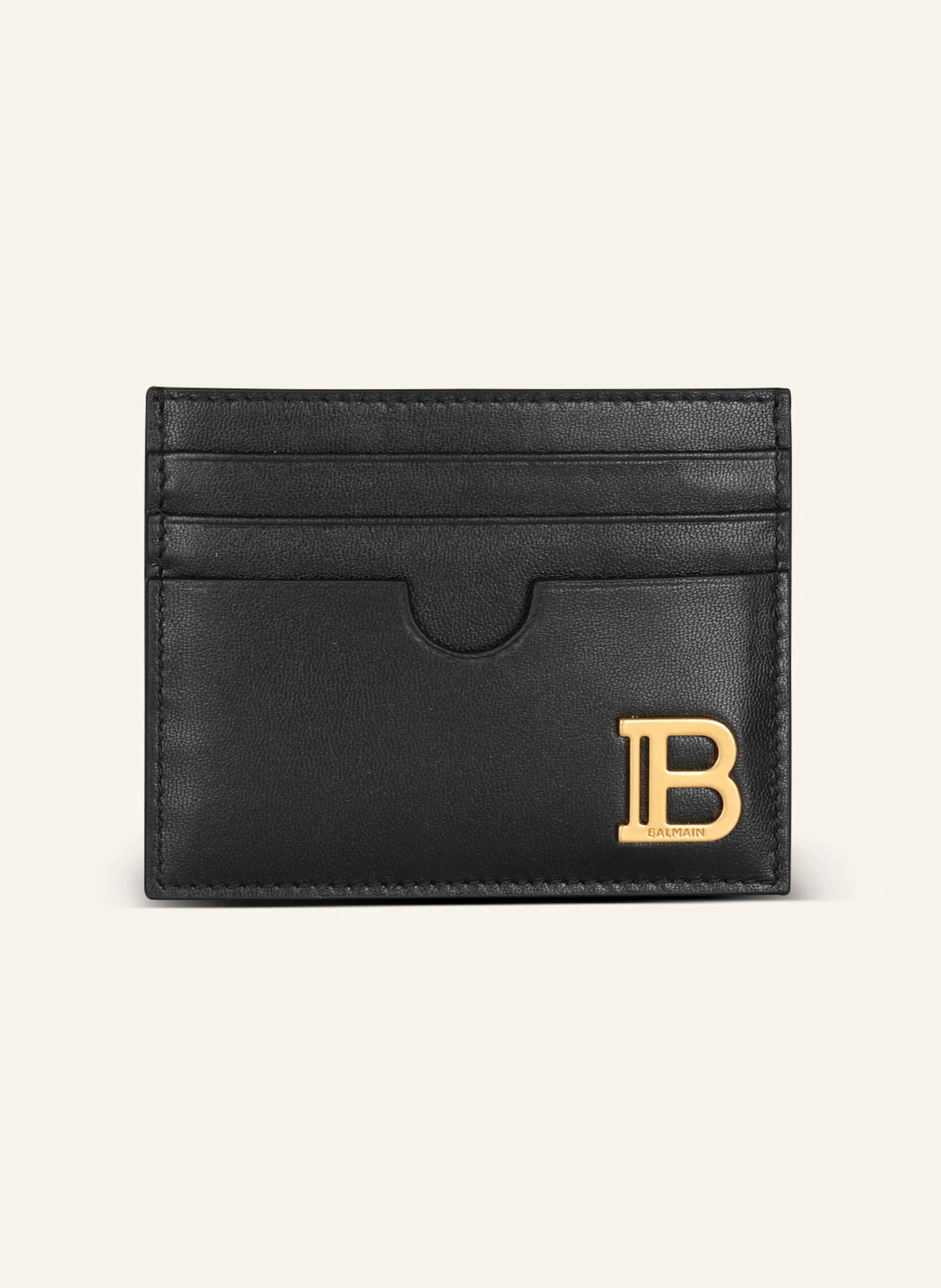 BALMAIN Kartenetui B-Buzz aus Leder