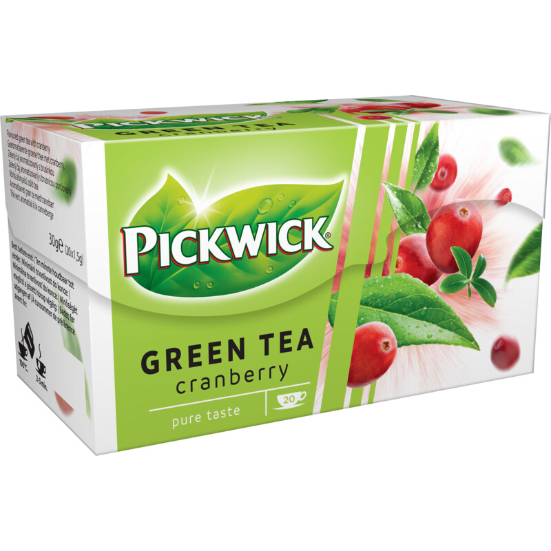 Pickwick Cranberry groene thee