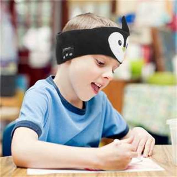INF Bluetooth 5.0 Sovemaske med Bluetooth-hodetelefoner Sort