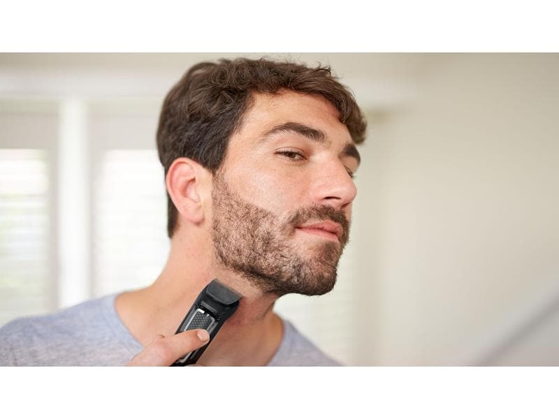 Philips Multihaarschneider Series 3000 MG3740/15 Multihaarschneidemaschine 9-in-1, für Gesicht und Haare